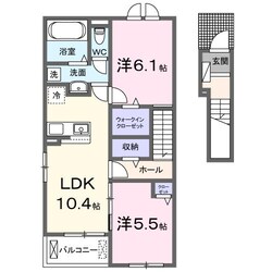 エスシー トリアの物件間取画像